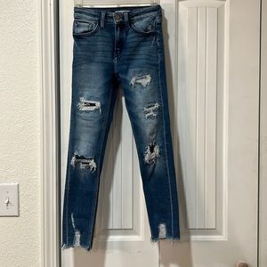 Kancan jeans high rise slim fit ankle skinny